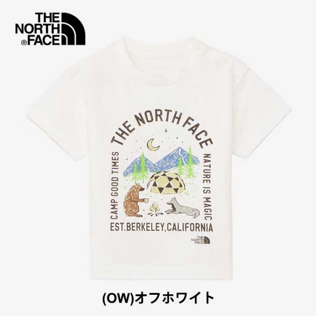 ザ・ノース・フェイス tシャツ ベビー 半袖 the north face NTB32472 B S/S LUMINOUS T ショートスリーブルミナスキャンプグラフィックティー メール便  ノースフェイス  出産祝い (240509) 子供