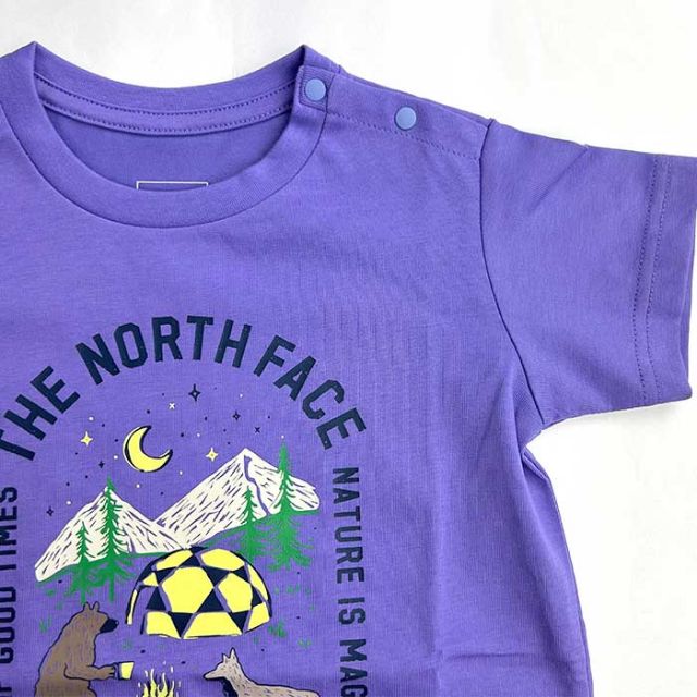 ザ・ノース・フェイス tシャツ ベビー 半袖 the north face NTB32472 B S/S LUMINOUS T ショートスリーブルミナスキャンプグラフィックティー メール便  ノースフェイス  出産祝い (240509) 子供