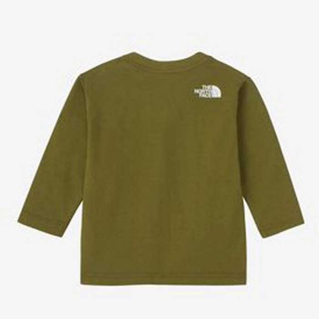 ザ・ノース・フェイス ロンt ベビー THE NORTH FACE NTB82401 B L/S GRA S-LOGO T ロングスリーブグラフィックスクエアロゴティー（ベビー）長袖Tシャツ UVケア 紫外線カット [メール便] (240821)