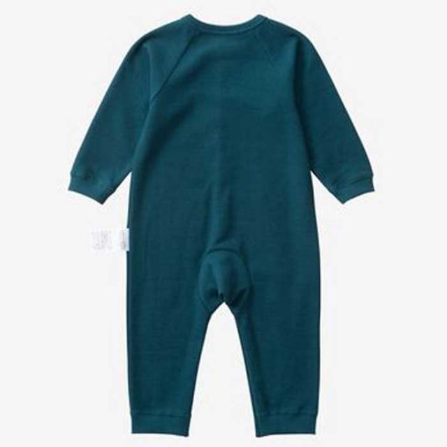 ザ・ノース・フェイス ロンパース ベビー THE NORTH FACE NTB82402 B L/S ROMPERS 2P ベビーロングスリーブロンパース＆2Pビブ（ベビー）巾着袋 ドットボタン 赤ちゃん 長袖ロンパース スタイ  ノースフェイス  出産祝い 子供 (240821)
