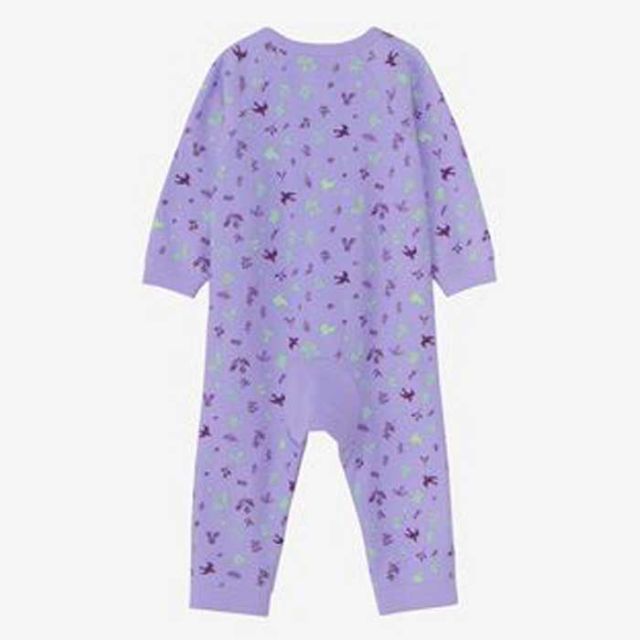 ザ・ノース・フェイス ロンパース ベビー THE NORTH FACE NTB82402 B L/S ROMPERS 2P ベビーロングスリーブロンパース＆2Pビブ（ベビー）巾着袋 ドットボタン 赤ちゃん 長袖ロンパース スタイ  ノースフェイス  出産祝い 子供 (240821)