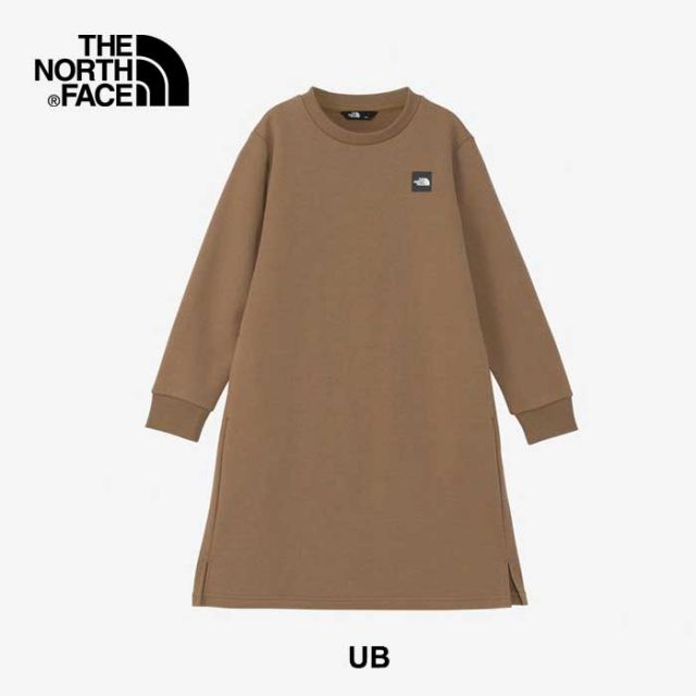 ザ・ノース・フェイス ワンピース 女の子 THE NORTH FACE NTG62431 G S-BOX LOGO ONPIE ガールズスモールボックスロゴワンピース（キッズ/ガールズ） 裏毛スウェット アウトドアシーン 通学  ノースフェイス (240821) 子供