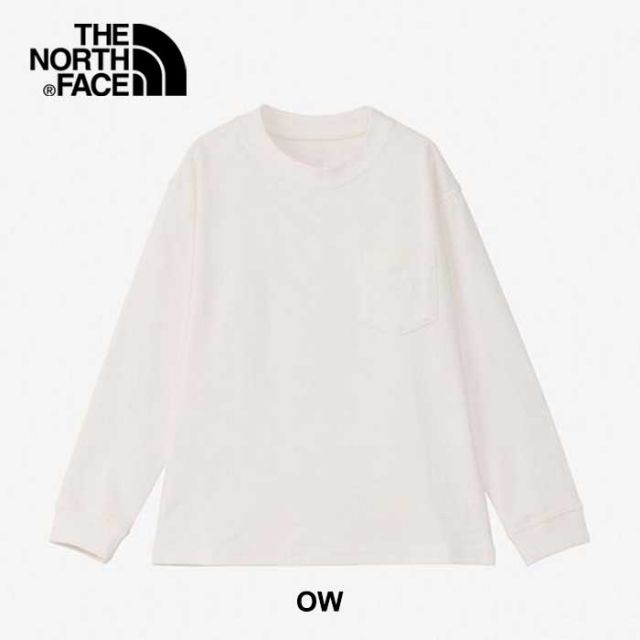 ザ・ノース・フェイス ロングスリーブポケットティー ロンt キッズ THE NORTH FACE NTJ82326 L/S POCKET TEE （キッズ）長袖Tシャツ アウトドア シンプル  ノースフェイス (240821) 子供 メール便