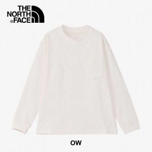 ザ・ノース・フェイス ロングスリーブポケットティー ロンt キッズ THE NORTH FACE NTJ82326 L/S POCKET TEE （キッズ）長袖Tシャツ アウトドア シンプル  ノースフェイス (240821) 子供 メール便