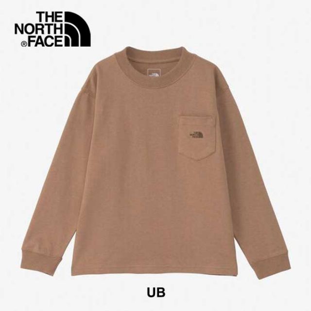 ザ・ノース・フェイス ロングスリーブポケットティー ロンt キッズ THE NORTH FACE NTJ82326 L/S POCKET TEE （キッズ）長袖Tシャツ アウトドア シンプル  ノースフェイス (240821) 子供 メール便