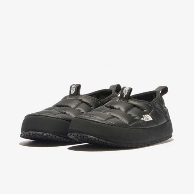 ザ・ノース・フェイス スニーカー キッズ ヌプシミュール II THE NORTH FACE K NUPTSE MULE NFJ02379 黒 ブラック 20cm-22cm キャンプ 防寒シューズ はっ水加工 (240821)