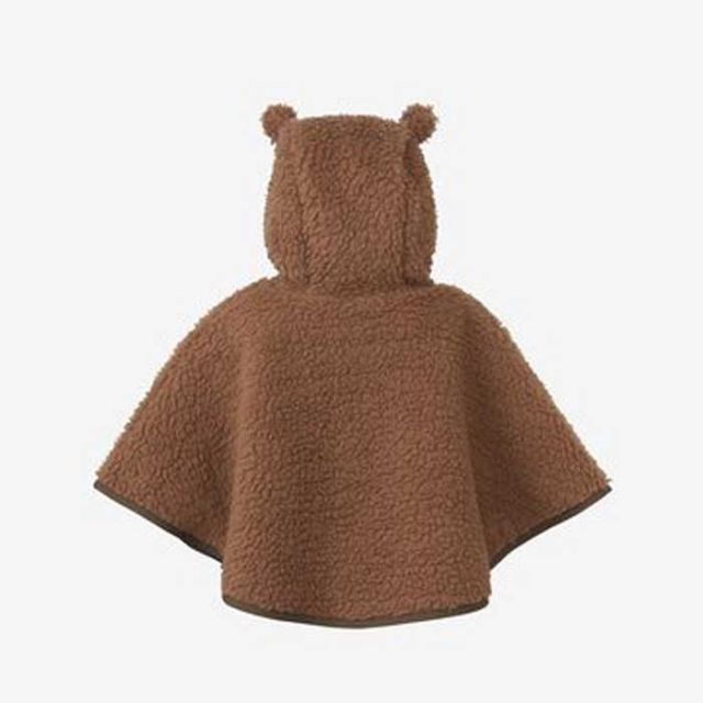 ザ・ノース・フェイス ポンチョ ベビー 赤ちゃん THE NORTH FACE NAB72402 B CUDDLE F PONCHO カドルフリースポンチョ フリース もこもこ 耳付きフード付き 防寒 軽量 保温 秋冬 キッズアウター 新生児 プレゼント ギフト  (240917)