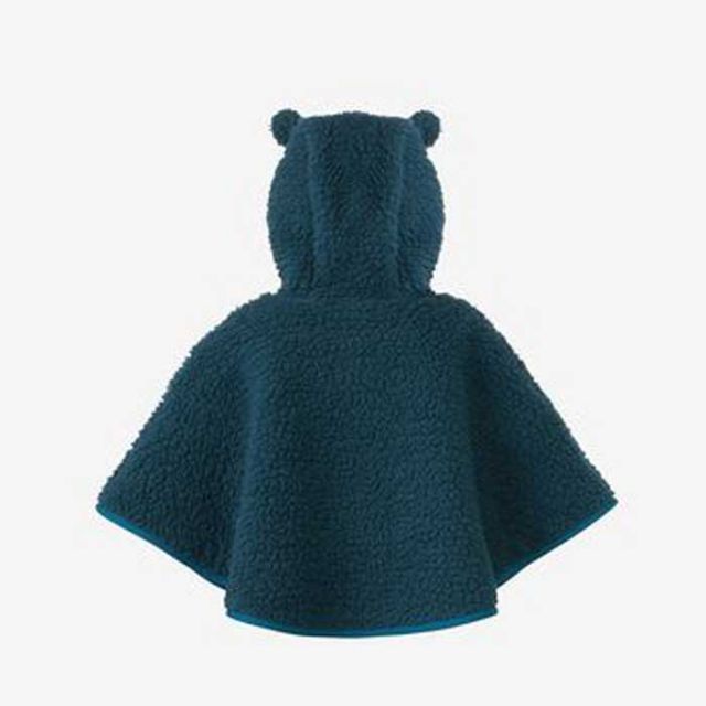 ザ・ノース・フェイス ポンチョ ベビー 赤ちゃん THE NORTH FACE NAB72402 B CUDDLE F PONCHO カドルフリースポンチョ フリース もこもこ 耳付きフード付き 防寒 軽量 保温 秋冬 キッズアウター 新生児 プレゼント ギフト  (240917)