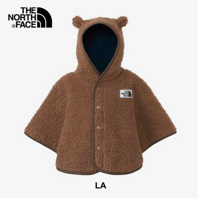 ザ・ノース・フェイス ポンチョ ベビー 赤ちゃん THE NORTH FACE NAB72402 B CUDDLE F PONCHO カドルフリースポンチョ フリース もこもこ 耳付きフード付き 防寒 軽量 保温 秋冬 キッズアウター 新生児 プレゼント ギフト  (240917)