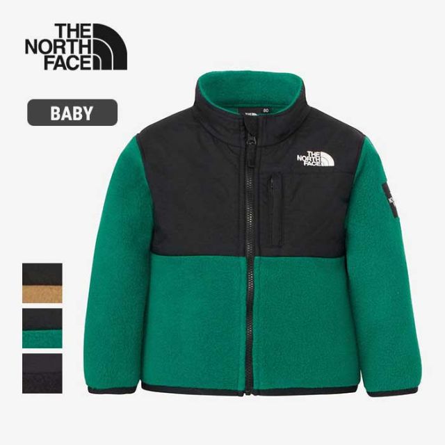 ザ・ノース・フェイス ジャケット ベビー フリース デナリジャケット THE NORTH FACE NAB72404 B DENALI JACKET 80cm 90cm 秋冬 ブラック グリーン ブラウン  ノースフェイス  出産祝い (240917) 子供