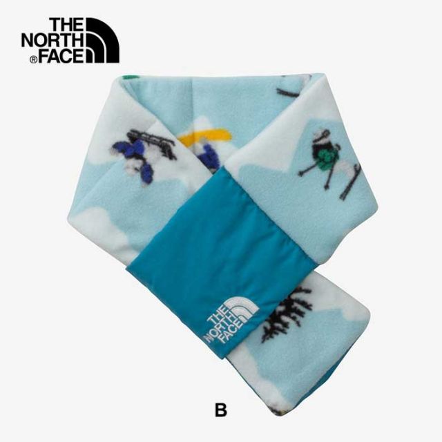 ザ・ノース・フェイス マフラー ベビー キャンベルフリースマフラーTHE NORTH FACE NNB72411 B CAMP F MUFFLER ネックカバー マイクロフリース 秋冬 ブルー ブラウン ニュートープ 赤ちゃん ギフト ノースフェイス  出産祝い (240926) 子供