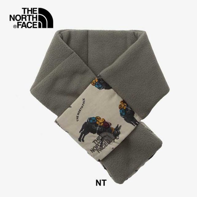 ザ・ノース・フェイス マフラー ベビー キャンベルフリースマフラーTHE NORTH FACE NNB72411 B CAMP F MUFFLER ネックカバー マイクロフリース 秋冬 ブルー ブラウン ニュートープ 赤ちゃん ギフト ノースフェイス  出産祝い (240926) 子供