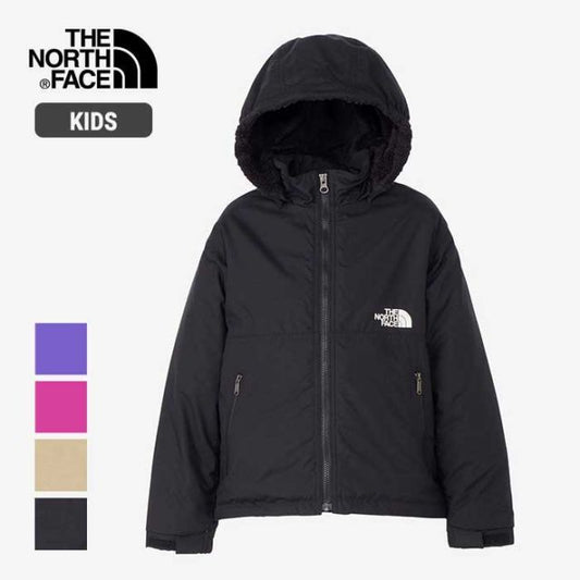 ザ・ノース・フェイス ジャケット キッズ 子供 コンパクトノマドジャケット THE NORTH FACE NPJ72451 COMPACT NOMAD JK 男の子 女の子 ユニセックス 上着 撥水 フリース ブラック ケルプタン 秋冬 110cm - 140cm (240917)