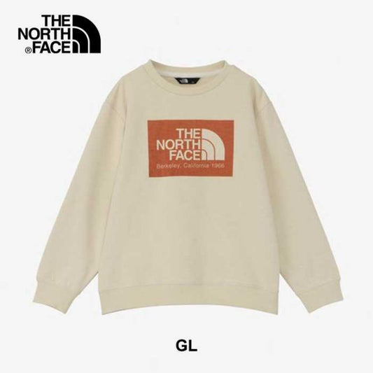 ザ・ノース・フェイス トレーナー スウェット キッズ THE NORTH FACE NTJ62430 FIREFLY SWEAT CREW 難燃 裏毛 男の子 女の子 ユニセックス 通学 キャンプ グラベル ニュートープ 120cm - 150cm  ノースフェイス (240917) 子供