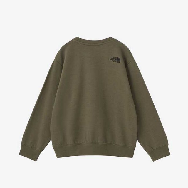 ザ・ノース・フェイス トレーナー スウェット キッズ THE NORTH FACE NTJ62430 FIREFLY SWEAT CREW 難燃 裏毛 男の子 女の子 ユニセックス 通学 キャンプ グラベル ニュートープ 120cm - 150cm  ノースフェイス (240917) 子供
