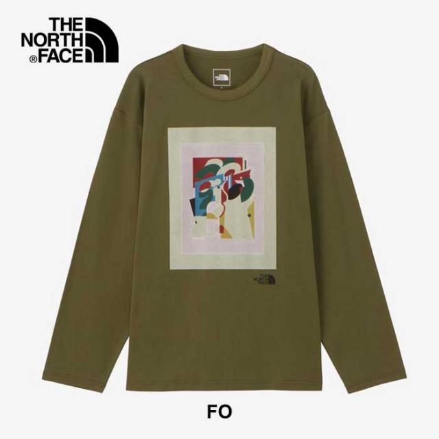 ザ・ノース・フェイス CRロングスリーブ 長袖Tシャツ ロンt  メッセージティー メンズ レディース ユニセックス THE NORTH FACE NTM82411 CR L/S MESSAGE T ホワイト オリーブ M L XL オーガニックコットン SRHR (240917) メール便