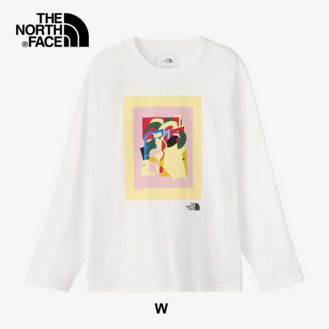 ザ・ノース・フェイス CRロングスリーブ 長袖Tシャツ ロンt  メッセージティー メンズ レディース ユニセックス THE NORTH FACE NTM82411 CR L/S MESSAGE T ホワイト オリーブ M L XL オーガニックコットン SRHR (240917) メール便
