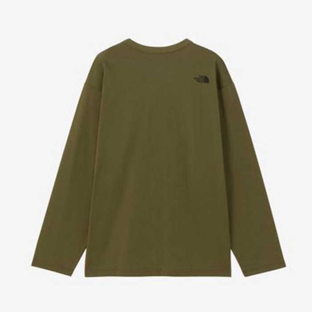 ザ・ノース・フェイス CRロングスリーブ 長袖Tシャツ ロンt  メッセージティー メンズ レディース ユニセックス THE NORTH FACE NTM82411 CR L/S MESSAGE T ホワイト オリーブ M L XL オーガニックコットン SRHR (240917) メール便
