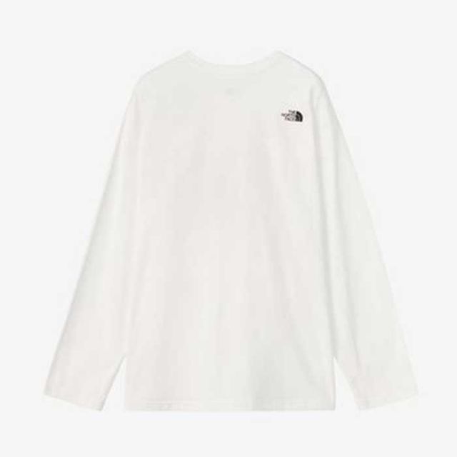 ザ・ノース・フェイス CRロングスリーブ 長袖Tシャツ ロンt  メッセージティー メンズ レディース ユニセックス THE NORTH FACE NTM82411 CR L/S MESSAGE T ホワイト オリーブ M L XL オーガニックコットン SRHR (240917) メール便