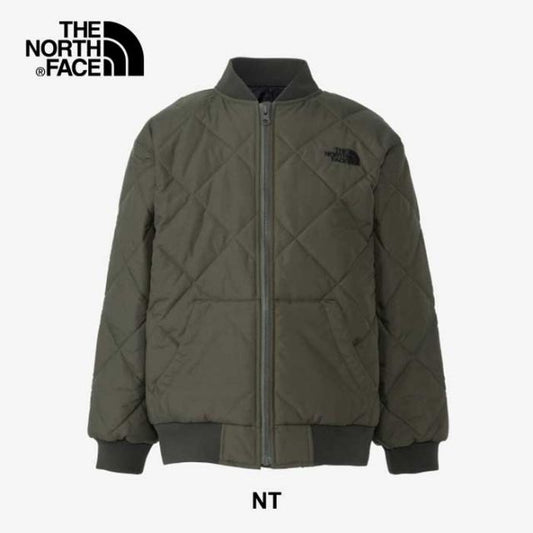 ザ・ノース・フェイス ジャケット キッズ キルティングインサレーションジャケット THE NORTH FACE NYJ82430 QUILTING INS JK 女の子 男の子 はっ水 秋冬 ブラウン ニュートープ アウター 上着 120cm 130cm 140cm 150cm (240926)