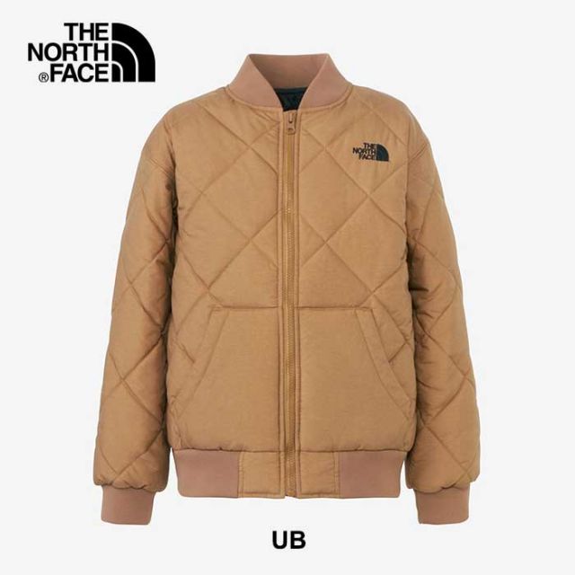 ザ・ノース・フェイス ジャケット キッズ キルティングインサレーションジャケット THE NORTH FACE NYJ82430 QUILTING INS JK 女の子 男の子 はっ水 秋冬 ブラウン ニュートープ アウター 上着 120cm 130cm 140cm 150cm (240926)