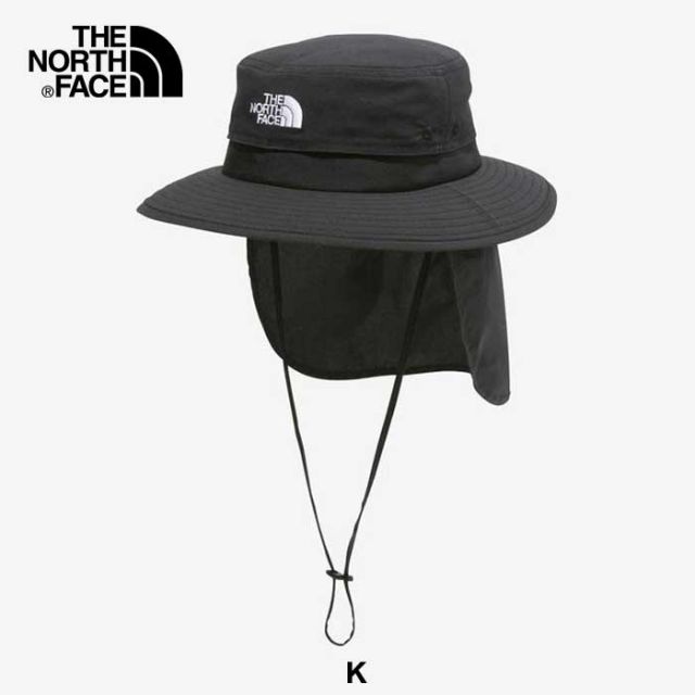 ザ・ノース・フェイス ハット キッズ THE NORTH FACE NNJ02410 K TNF BEFREE S HAT TNFビーフリーシールドハット 紫外線カット UVカット キャンプ アウトドア 公園 子供 帽子 日除け (240926)