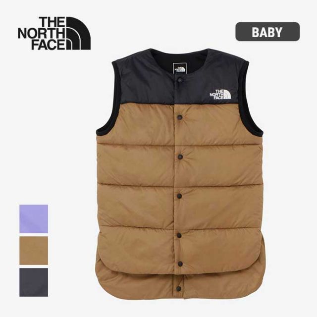 ザ・ノース・フェイス インサレイテッドスリーパー THE NORTH FACE アウター ベビー NNB72410 B INSULATE SLEEPER 女の子 男の子 オーガニックコットン 赤ちゃん 防寒  ノースフェイス  出産祝い (241114) 子供