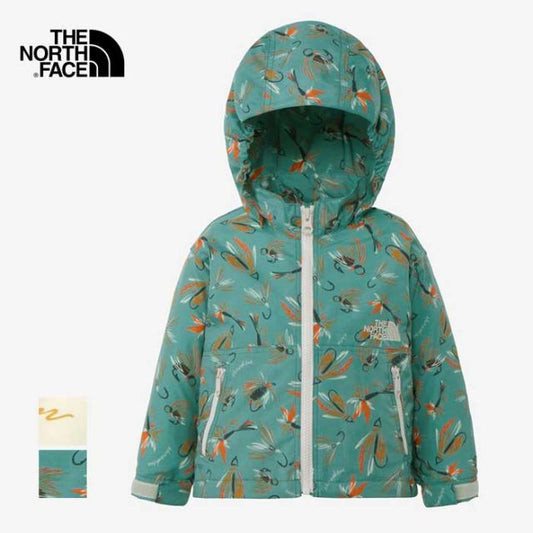 ザ・ノース・フェイス ジャケット ベビー THE NORTH FACE NPB22511 BABY NV COMPACT JK ノベルティコンパクトジャケット ベビー はっ水ウインドブレーカー 通園用 ジャケット 赤ちゃん 記名ラベル付き プレゼント ノースフェイス メール便(250126)
