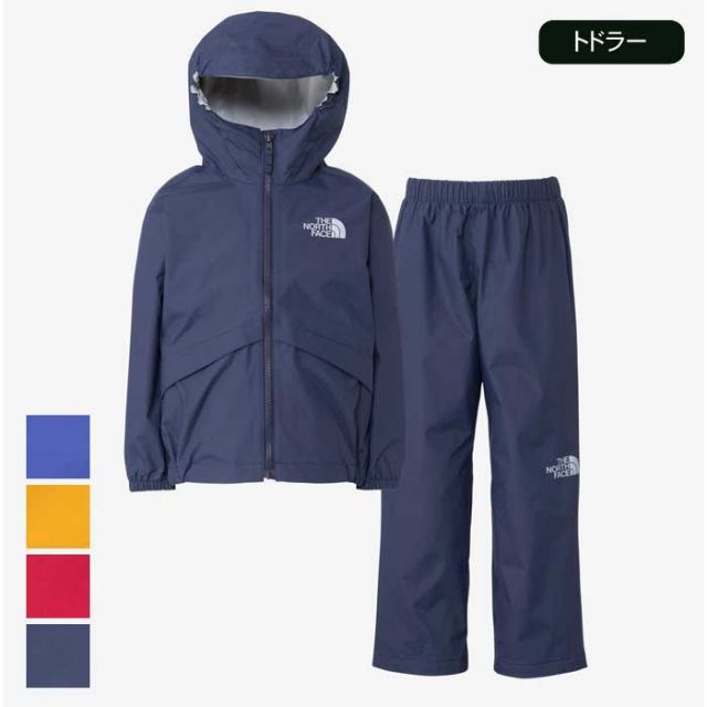 ザ・ノース・フェイス レインウェア トドラー THE NORTH FACE NPT12512 T RAINTEX EUREKA レインテックスユリイカ キャンプ アウトドア 上下セット 子供服 防水 アウター 雨具 レイングッズ ノースフェイス (250126)