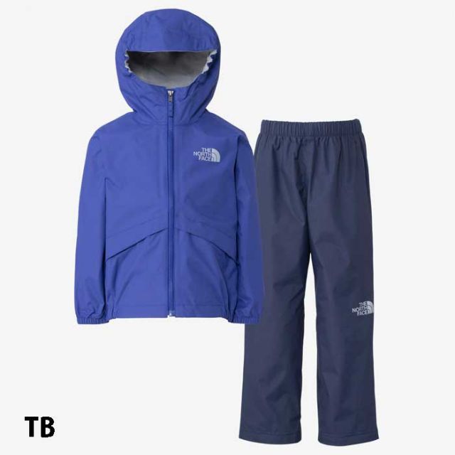ザ・ノース・フェイス レインウェア トドラー THE NORTH FACE NPT12512 T RAINTEX EUREKA レインテックスユリイカ キャンプ アウトドア 上下セット 子供服 防水 アウター 雨具 レイングッズ ノースフェイス (250126)