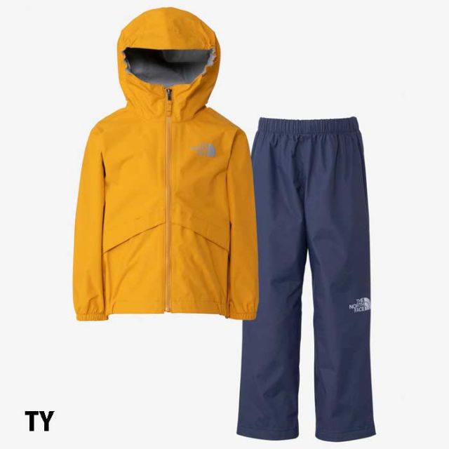 ザ・ノース・フェイス レインウェア トドラー THE NORTH FACE NPT12512 T RAINTEX EUREKA レインテックスユリイカ キャンプ アウトドア 上下セット 子供服 防水 アウター 雨具 レイングッズ ノースフェイス (250126)