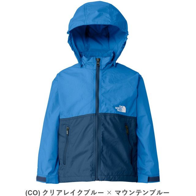 ザ・ノース・フェイス ジャケット トドラー THE NORTH FACE NPT22510 T COMPACT JACKET コンパクトジャケット キッズ ジュニア アウトドア キャンプ 子供 ウインドブレーカー 撥水 記名ラベル 通園 幼児服 男の子 女の子  メール便(250126)