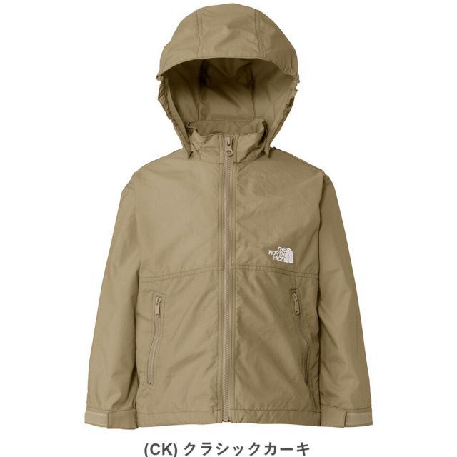 ザ・ノース・フェイス ジャケット トドラー THE NORTH FACE NPT22510 T COMPACT JACKET コンパクトジャケット キッズ ジュニア アウトドア キャンプ 子供 ウインドブレーカー 撥水 記名ラベル 通園 幼児服 男の子 女の子  メール便(250126)