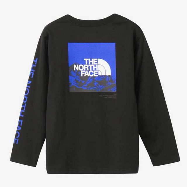 ザ・ノース・フェイス ロンt キッズ THE NORTH FACE NTJ32537 L/S SV GRAPH T ロングスリーブスリーブグラフィックティー  長袖Tシャツ ヨセミテ バックプリント オーガニックコットン ロンT メール便  ノースフェイス (250126) 子供