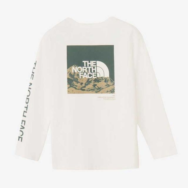 ザ・ノース・フェイス ロンt キッズ THE NORTH FACE NTJ32537 L/S SV GRAPH T ロングスリーブスリーブグラフィックティー  長袖Tシャツ ヨセミテ バックプリント オーガニックコットン ロンT メール便  ノースフェイス (250126) 子供