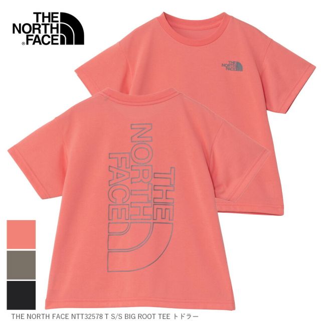 ザ・ノース・フェイス キッズTTHE NORTH FACE NTT32578 T S/S BIG ROOT TEE （トドラーショートスリーブビッグルートティー 半袖Tシャツ リサイクルポリエステル ゆったり アウトドア 通園通学 キッズ）メール便  ノースフェイス (2502)
