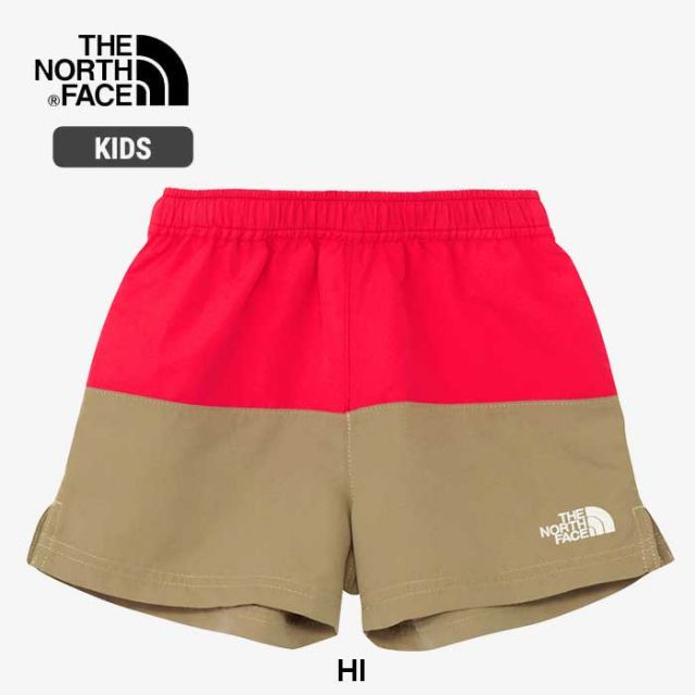ザ・ノース・フェイス THE NORTH FACE NBB42561 B WATER SHORT NT 90 ウォーターショート ベビー 水着 子供 水着 ラッシュガード 水陸両用 UVカット 耐塩素