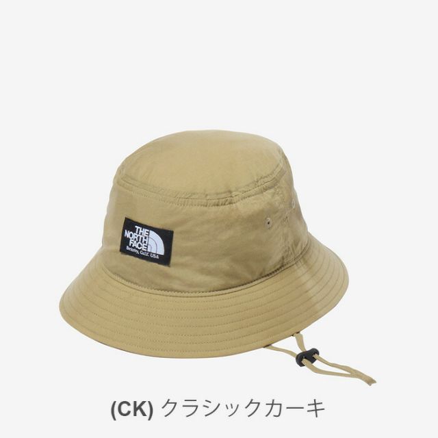 ザ・ノース・フェイス ハット キッズ THE NORTH FACE NNJ02524 K CAMP SIDE HAT キャンプサイドハット アウトドア キャンプ ロゴ シンプル 子供 服 ジュニア 帽子 メール便 ハット つば付き帽子  UVカット 林間学校 あご紐