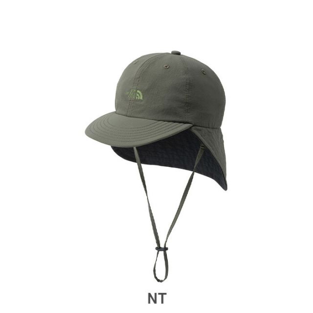 ザ・ノース・フェイス THE NORTH FACE NNJ02527 K TNF BE FREE CAP OB KM TNFビーフリーシールドキャップ メール便 子供 ノースフェイス キッズ ビーフリーシールドキャップ タレ付き UVカット 虫よけ 通気性 夏 帽子 林間学校 アウトドア