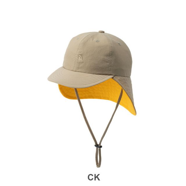 ザ・ノース・フェイス THE NORTH FACE NNJ02527 K TNF BE FREE CAP OB KM TNFビーフリーシールドキャップ メール便 子供 ノースフェイス キッズ ビーフリーシールドキャップ タレ付き UVカット 虫よけ 通気性 夏 帽子 林間学校 アウトドア