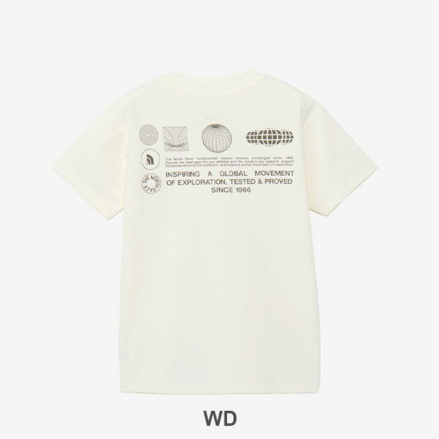 ザ・ノース・フェイス THE NORTH FACE NTJ12563 S/S SUNSHADE TEE WD 160 ショートスリーブサンシェードティー 水着 ラッシュガードメール便 子供