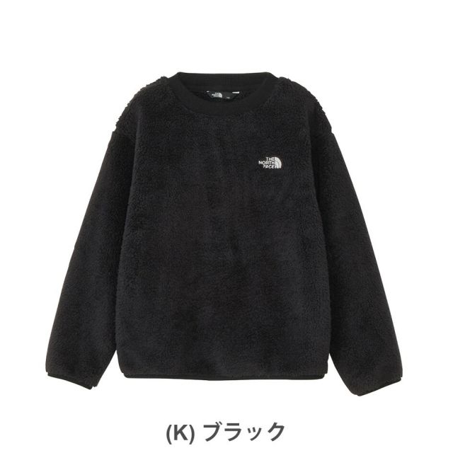 THE NORTH FACE NAJ72554 シェルパフリースクルー キッズ フリース 軽量 保温 クルーネック リサイクル素材 トップス アウトドア 防寒 ザ・ノース・フェイス SHERPA FLEECE CR