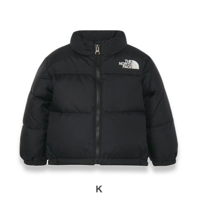 ザ・ノース・フェイス ダウンジャケット ベビー ヌプシジャケット THE NORTH FACE NDB92531 B NUPTSE JACKET 黒/青/ブラック/ブルー 90 ノースフェイス 防寒 アウター 子供服 親子コーデ