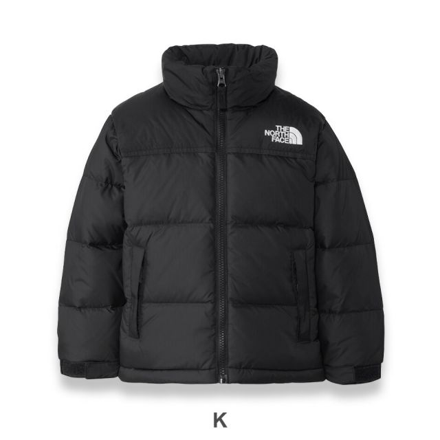 ザ・ノース・フェイス ダウンジャケット ヌプシジャケット キッズ THE NORTH FACE NDT92531 T NUPTSE JACKET 黒/青/白 110/120 軽量 スタッフサック付き 親子コーデ対応 冬用アウター クリアレイクブルー ブラック フォッシルアイボリー