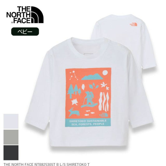 THE NORTH FACE NTB82530ST B L/S SHIRETOKO T