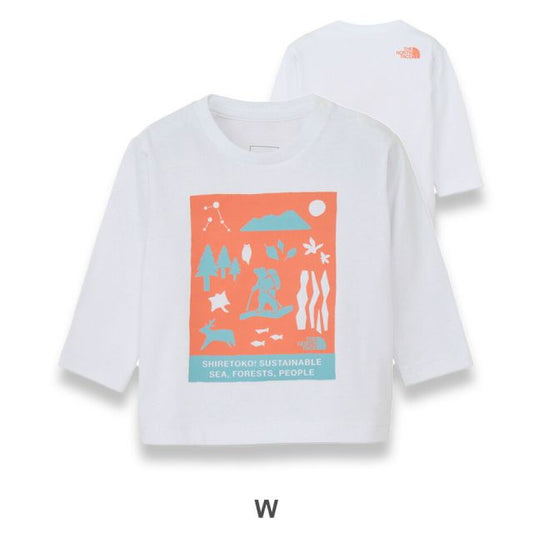 THE NORTH FACE NTB82530ST B L/S SHIRETOKO T