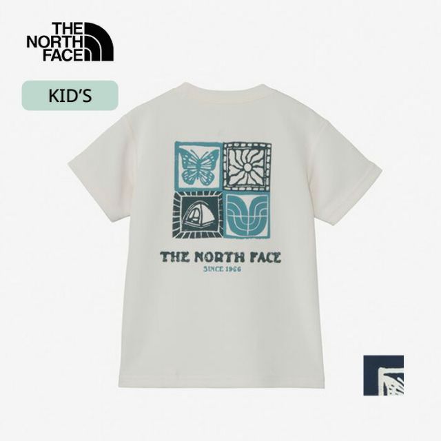 THE NORTH FACE ザ・ノース・フェイス S/S Small Box Logo NTT12637 T S/S BE FREE TEE キッズ 半袖Tシャツ ロゴT 子供服 ジュニア 男の子 女の子 アウトドア 通学 キャンプ UVケア オーガニックコットン UN WD メール便