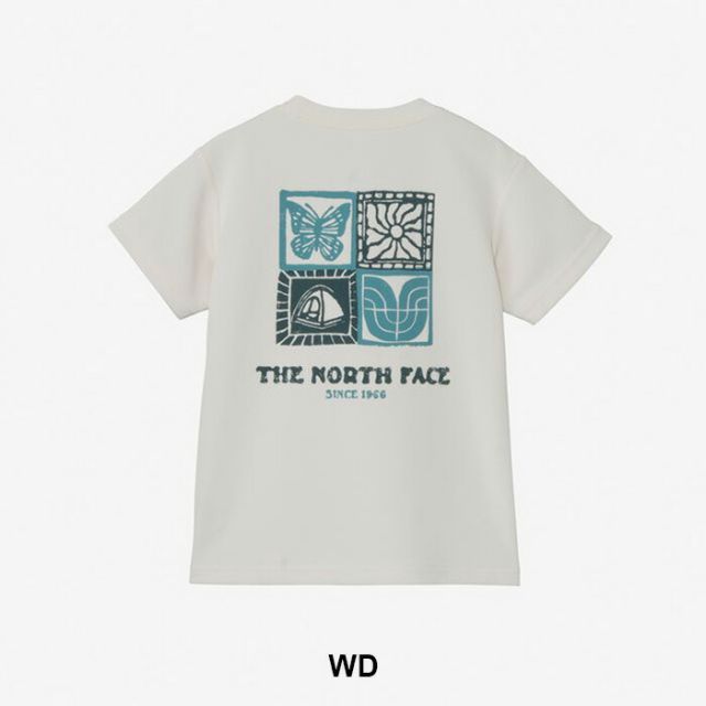 THE NORTH FACE ザ・ノース・フェイス S/S Small Box Logo NTT12637 T S/S BE FREE TEE キッズ 半袖Tシャツ ロゴT 子供服 ジュニア 男の子 女の子 アウトドア 通学 キャンプ UVケア オーガニックコットン UN WD メール便