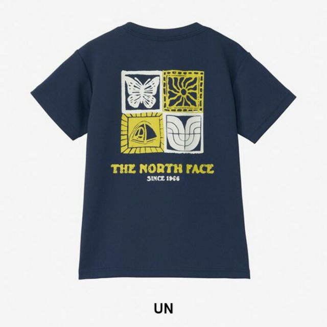 THE NORTH FACE ザ・ノース・フェイス S/S Small Box Logo NTT12637 T S/S BE FREE TEE キッズ 半袖Tシャツ ロゴT 子供服 ジュニア 男の子 女の子 アウトドア 通学 キャンプ UVケア オーガニックコットン UN WD メール便