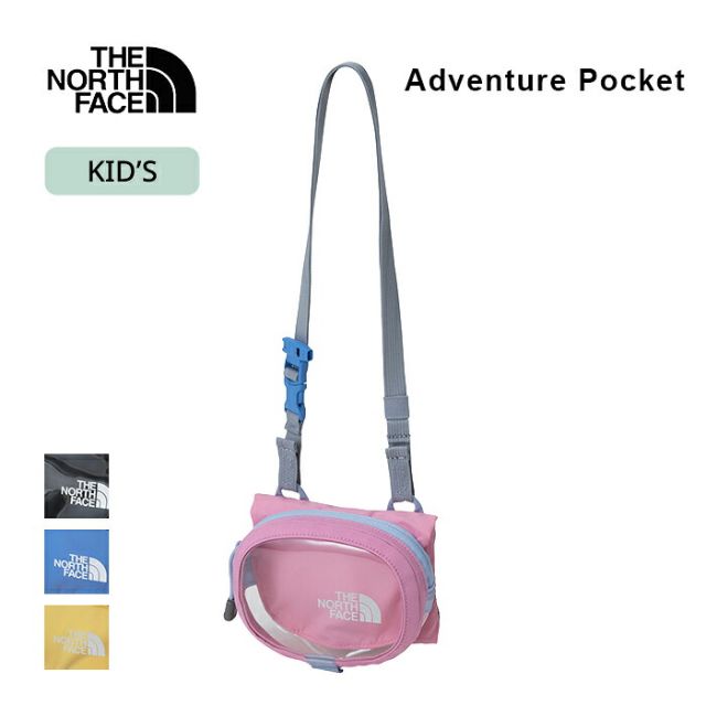 ノースフェイス アドベンチャーポケット キッズ NMJ72652 THE NORTH FACE Adventure Pocket ショルダーポーチ ショルダーバッグ 移動ポケット クリアポケット 子供 バッグ リフレクター アウトドア NMJ72652 K ADVENTURE POCKET PP -